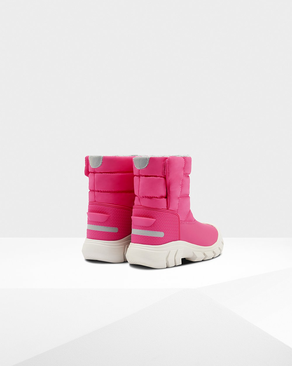 Botas De Neve Hunter Criança Luz Rosa - Original Big Insulated - 01DGZAYPO
